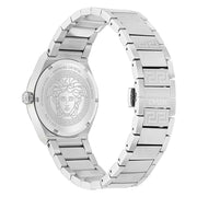  Shop Authentic Versace V-Auria Quartz Green Dial Silver Steel Strap Watch for Men - VE0F00125 - Luxxuri