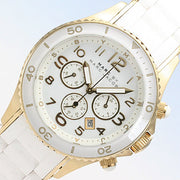  Shop Authentic Marc Jacobs Rock Chronograph White Dial White Silicone Strap Watch for Women - MBM2546 - Luxxuri