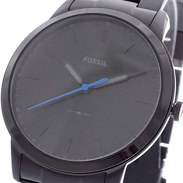  Shop Authentic Fossil The Minimalist Black Dial Black Steel Strap Watch for Men - FS5308 - Luxxuri