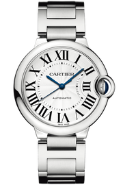  Shop Authentic Cartier Ballon Bleu De Cartier Silver Dial Silver Steel Strap Watch for Women - WSBB0048 - Luxxuri