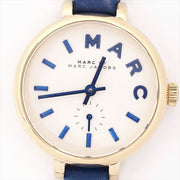  Shop Authentic Marc Jacobs Sally White Dial Blue Leather Strap Watch for Women - MBM1354 - Luxxuri