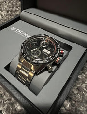  Shop Authentic Tag Heuer Carrera Chronograph Black Dial Silver Steel Strap Watch for Men - CBN2A1AA.BA0643 - Luxxuri