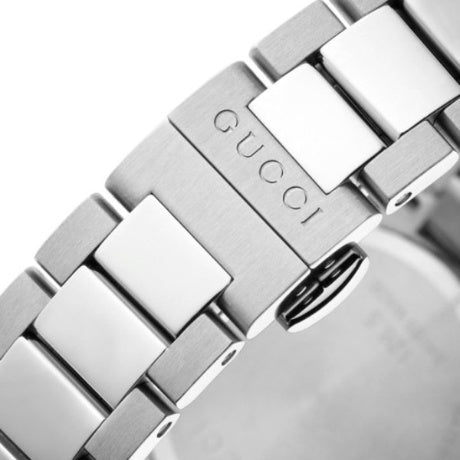 Shop Authentic Gucci G Timeless Silver Dial Silver Steel Strap Watch For Women - YA126523 - Luxxuri