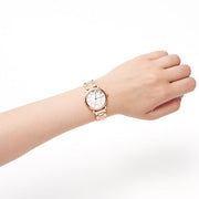  Shop Authentic Marc Jacobs Roxy White Dial Rose Gold Steel Strap Watch for Women - MJ3527 - Luxxuri