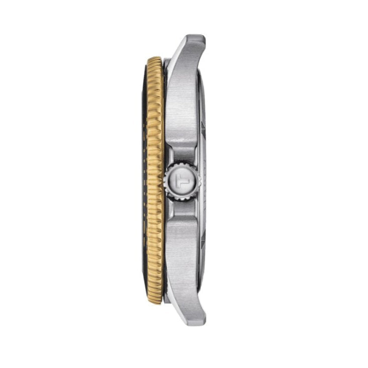  Shop Authentic Tissot Seastar 1000 Black Dial Two Tone Steel Strap Watch for Women - T120.210.22.051.00 - Luxxuri