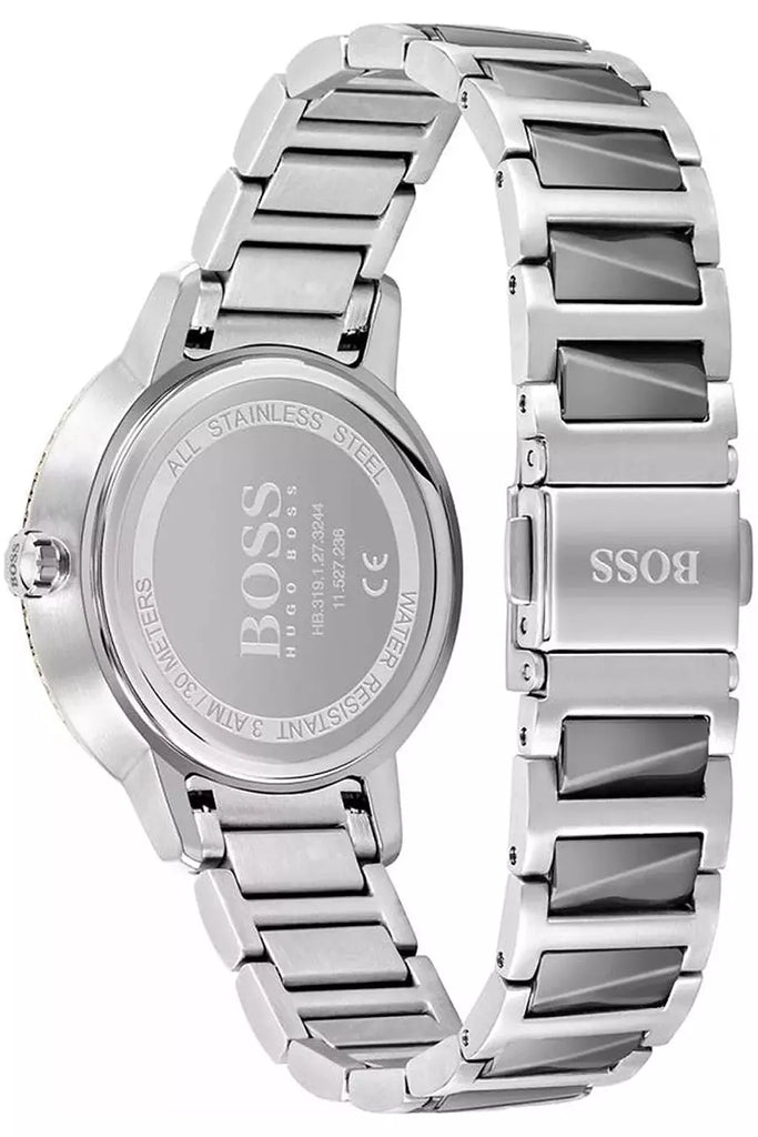  Shop Authentic Hugo Boss Signature Grey Dial Silver Steel Strap Watch for Men - 1502569 - Luxxuri