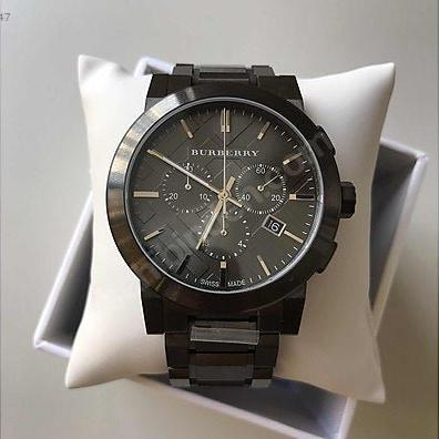  Shop Authentic Burberry The City Grey Dial Gunmetal Grey Steel Strap Watch for Men - BU9354 - Luxxuri