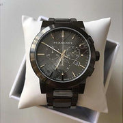  Shop Authentic Burberry The City Grey Dial Gunmetal Grey Steel Strap Watch for Men - BU9354 - Luxxuri