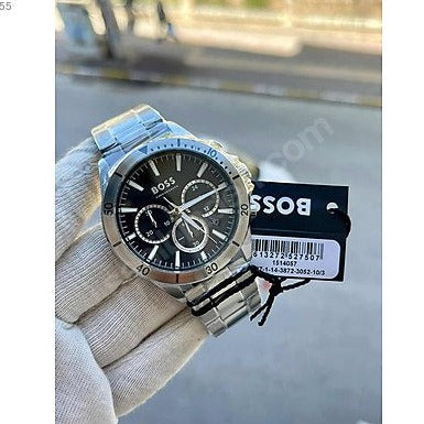  Shop Authentic Hugo Boss Troper Chronograph Blue Dial Silver Steel Strap Watch For Men - 1514057 - Luxxuri