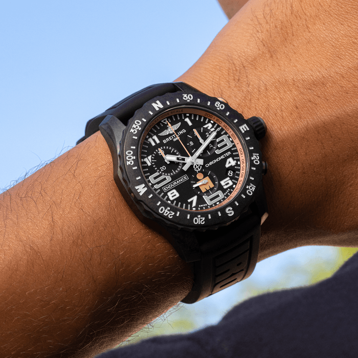  Shop Authentic Breitling Endurance Pro Ironman Black Dial Black Rubber Strap Watch for Men - X823101B1B1S1 - Luxxuri