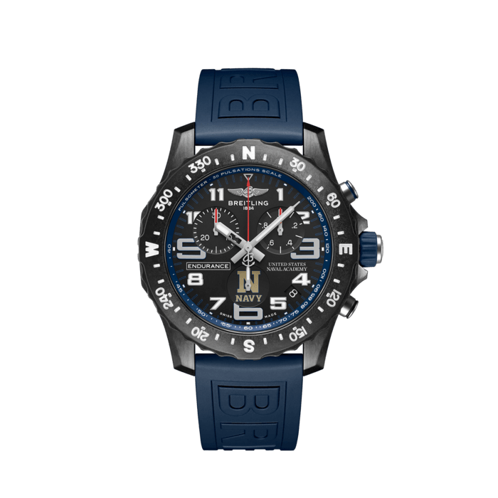  Shop Authentic Breitling Endurance Pro United States Naval Academy Black Dial Blue Rubber Strap Watch for Men - X823103C1B1S1 - Luxxuri