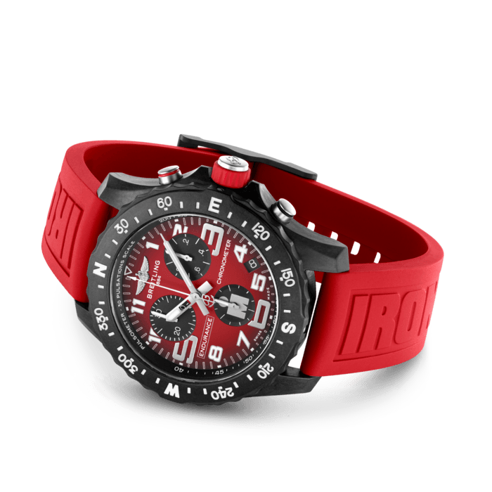  Shop Authentic Breitling Endurance Pro Ironman Red Dial Red Rubber Strap Watch for Men - X823109A1K1S1 - Luxxuri