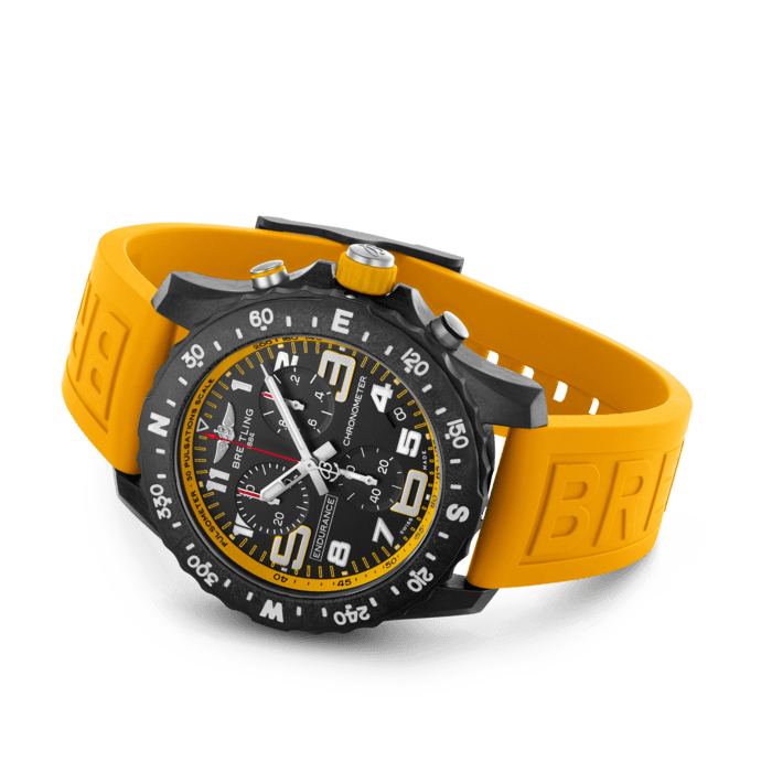  Shop Authentic Breitling Endurance Pro Black Dial Yellow Rubber Strap Watch for Men - X82310A41B1S1 - Luxxuri