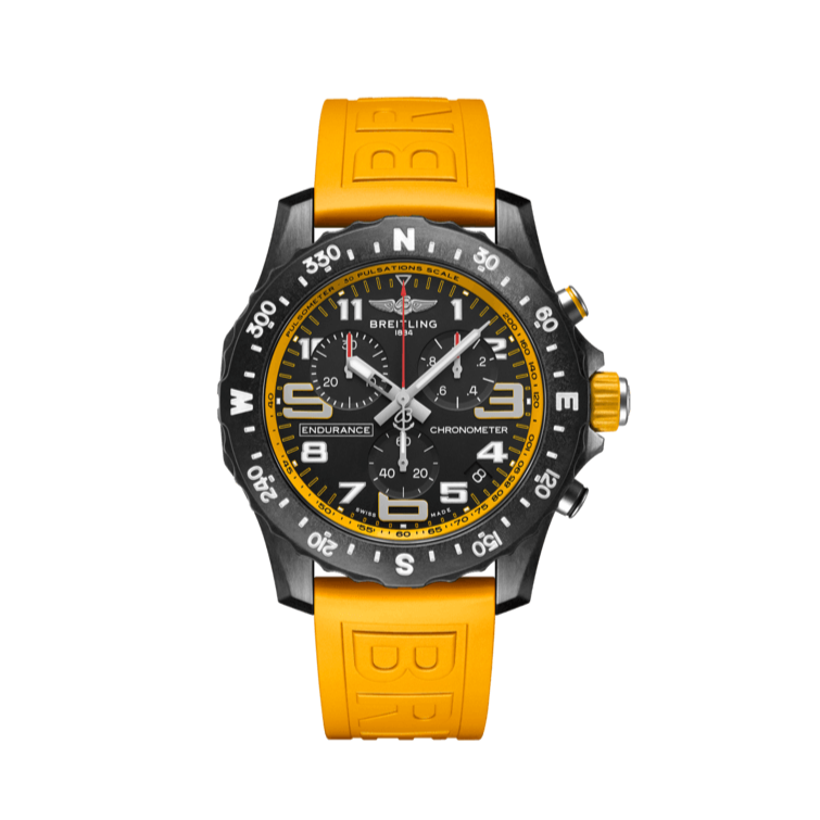  Shop Authentic Breitling Endurance Pro Black Dial Yellow Rubber Strap Watch for Men - X82310A41B1S1 - Luxxuri