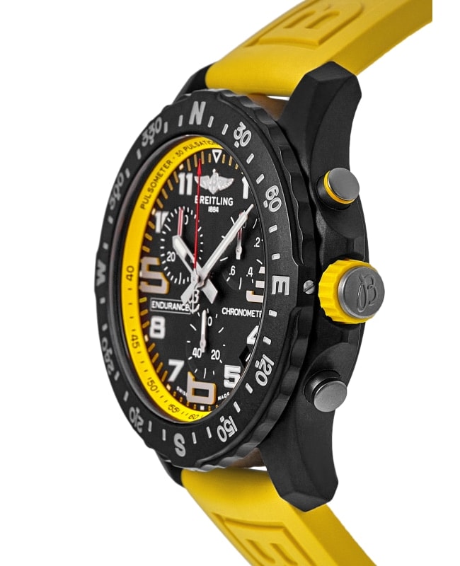  Shop Authentic Breitling Endurance Pro Black Dial Yellow Rubber Strap Watch for Men - X82310A41B1S1 - Luxxuri