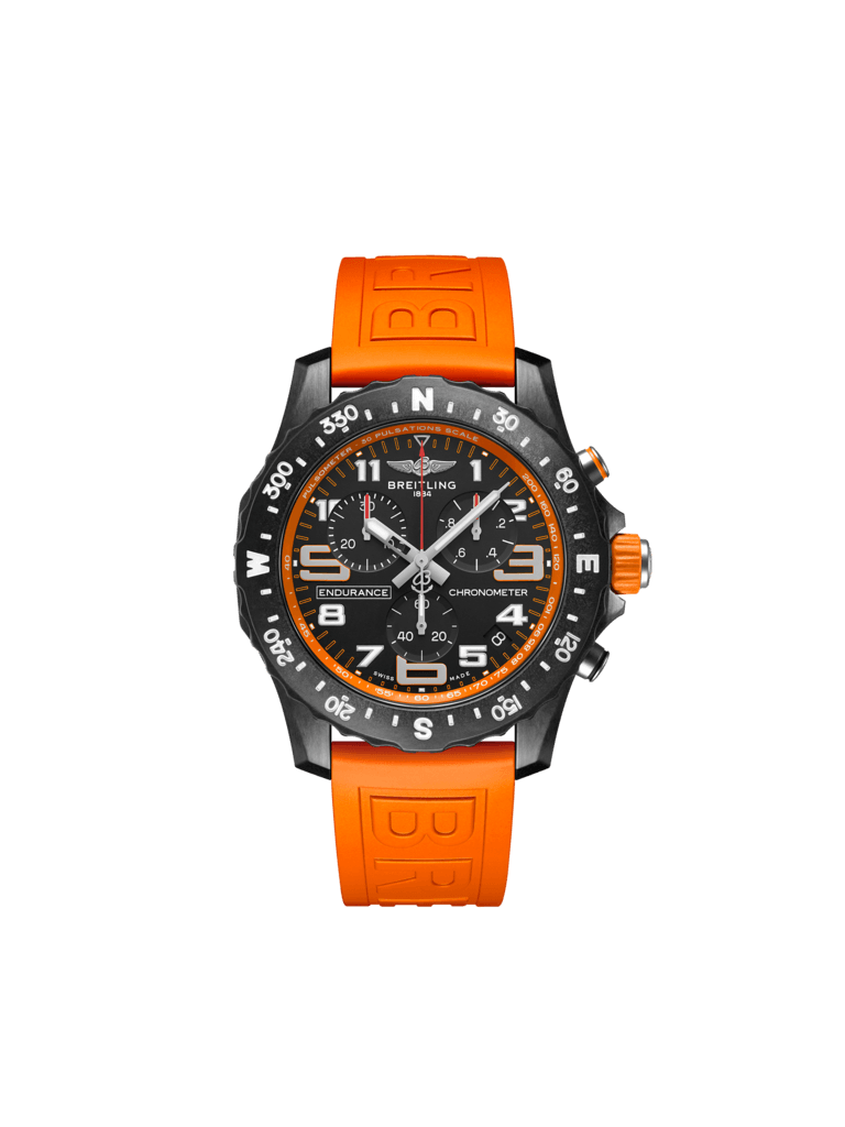  Shop Authentic Breitling Endurance Pro Black Dial Orange Rubber Strap Watch for Men - X82310A51B1S1 - Luxxuri