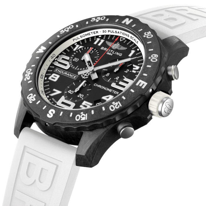  Shop Authentic Breitling Endurance Pro Black Dial White Rubber Strap Watch for Men - X82310A71B1S1 - Luxxuri