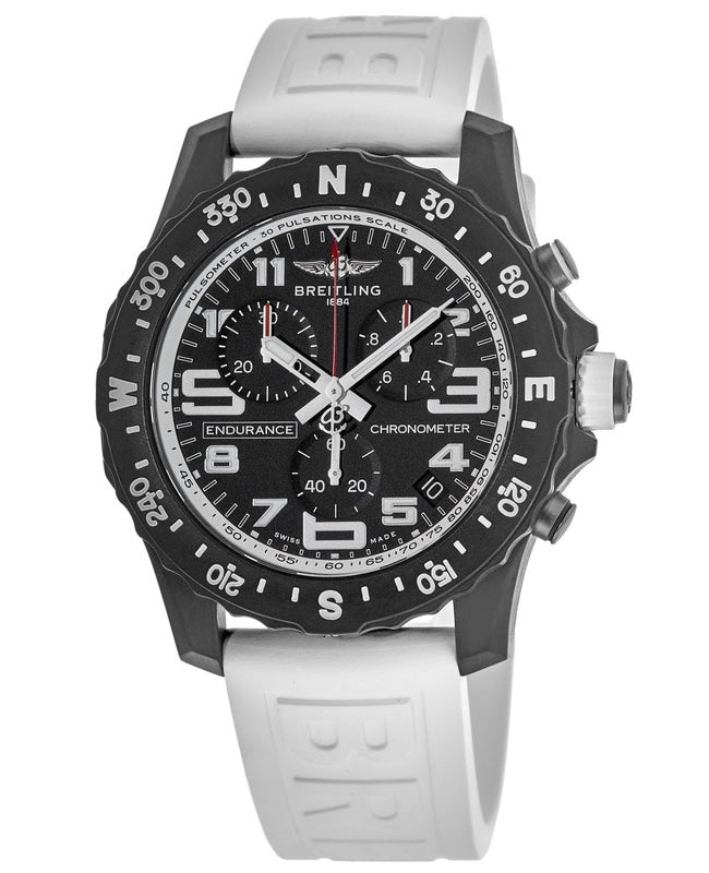  Shop Authentic Breitling Endurance Pro Black Dial White Rubber Strap Watch for Men - X82310A71B1S1 - Luxxuri