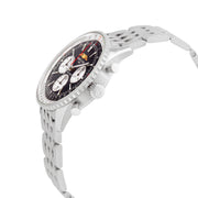  Shop Authentic Breitling Navitimer B01 Chronograph 43 Black Dial Silver Steel Strap Watch for Men - AB0138211B1A1 - Luxxuri
