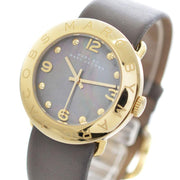  Shop Authentic Marc Jacobs Amy Grey Dial Grey Leather Strap Watch for Women - MBM1287 - Luxxuri