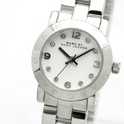  Shop Authentic Marc Jacobs Mini Amy White Dial Silver Steel Strap Watch for Women - MBM3055 - Luxxuri