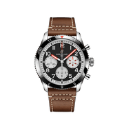  Shop Authentic Breitling Avi Chronograph 42 Mosquito Black Dial Brown Leather Strap Watch for Men - Y233801A1B1X1 - Luxxuri