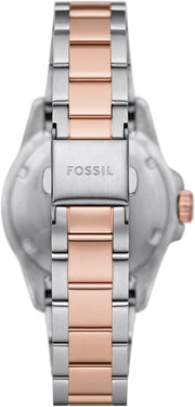  Shop Authentic Fossil Blue Dive Three Hand Gray Dial Two Tone Steel Strap Watch For Women - ES5348 - Luxxuri