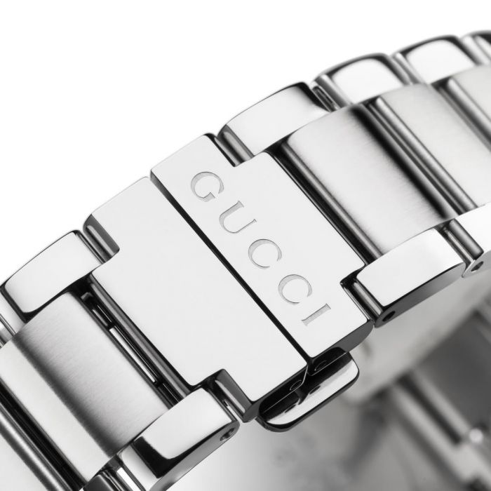  Shop Authentic Gucci G Chrono Black Dial Silver Steel Strap Watch For Men - YA101204 - Luxxuri