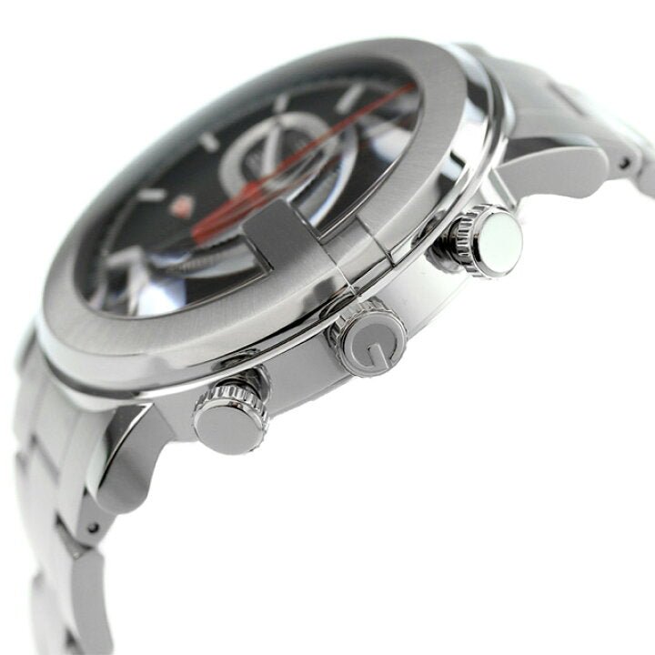  Shop Authentic Gucci G Chrono Black Dial Silver Steel Strap Watch For Men - YA101309 - Luxxuri