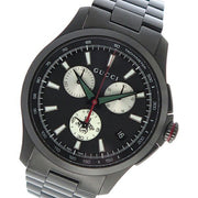  Shop Authentic Gucci G-Timeless Chronograph Black Dial Black Steel Strap Watch For Men - YA126268 - Luxxuri