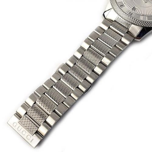  Shop Authentic Gucci G Timeless Eryx Silver Dial Silver Steel Strap Watch For Men - YA126339/40 - Luxxuri