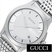  Shop Authentic Gucci G Timeless Silver Dial Silver Steel Strap Watch For Men - YA126401 - Luxxuri