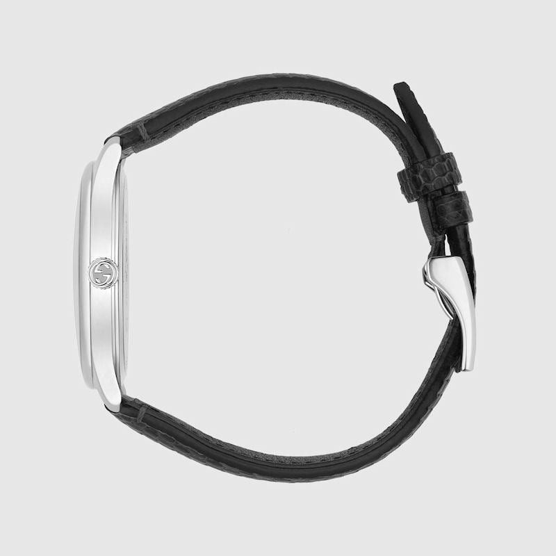  Shop Authentic Gucci G-Timeless Moonphase Black Dial Black Leather Strap Watch For Men - YA1264045 - Luxxuri