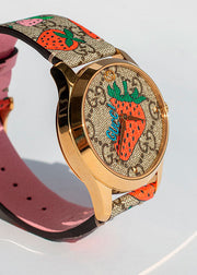  Shop Authentic Gucci G Timeless Brown Dial Brown Leather Strap Watch For Women - YA1264133 - Luxxuri