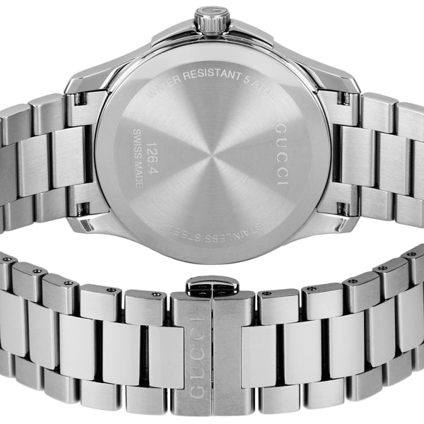  Shop Authentic Gucci G Timeless Blue Dial Silver Steel Strap Watch For Men - YA126440 - Luxxuri