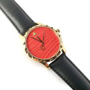  Shop Authentic Gucci G Timeless Coral Red Dial Black Leather Strap Watch For Men - YA126464 - Luxxuri