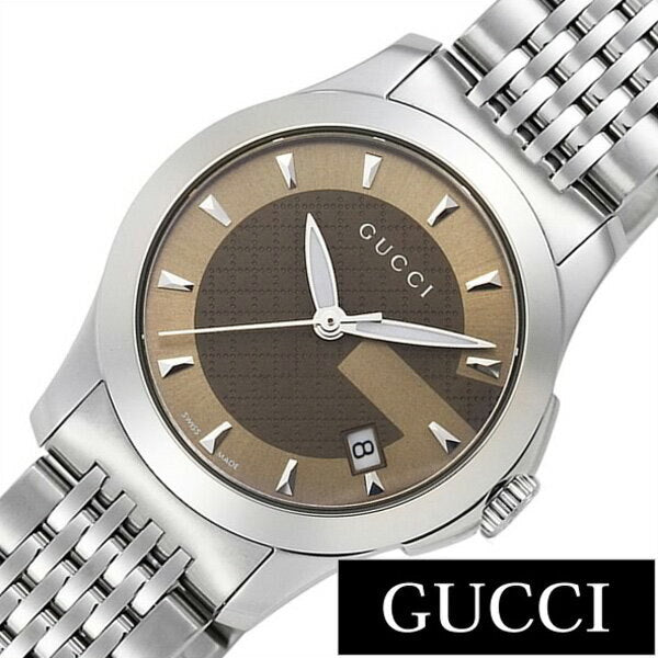 Shop Authentic Gucci G Timeless Brown Dial Silver Steel Strap Watch For Women - YA126503 - Luxxuri