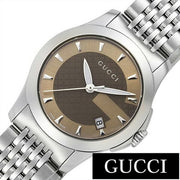  Shop Authentic Gucci G Timeless Brown Dial Silver Steel Strap Watch For Women - YA126503 - Luxxuri
