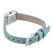  Shop Authentic Gucci G-Frame Pastel Blue Mother of Pearl Dial Blue Leather Strap Watch For Women - YA128531 - Luxxuri