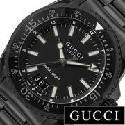  Shop Authentic Gucci Dive Quartz Black Dial Black Steel Strap Watch For Men - YA136205 - Luxxuri