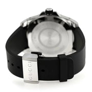  Shop Authentic Gucci Dive Quartz Kingsnake Black Dial Black Rubber Strap Watch For Men - YA136217 - Luxxuri