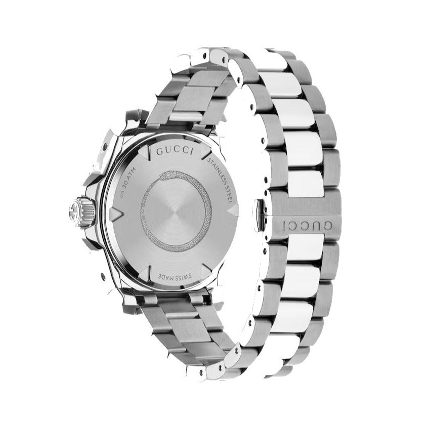  Shop Authentic Gucci Dive Automatic Orange Dial Silver Steel Strap Watch for Men - YA136355 - Luxxuri