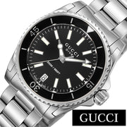  Shop Authentic Gucci Dive Black Dial Silver Steel Strap Watch For Women - YA136403 - Luxxuri