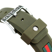  Shop Authentic Gucci Sync XXL Quartz Brown Dial Brown Leather Strap Watch For Men - YA137106 - Luxxuri