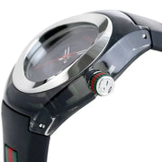  Shop Authentic Gucci Sync Quartz Black Dial Black Rubber Strap Watch For Men - YA137301 - Luxxuri