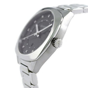  Shop Authentic Gucci GG2570 Diamonds Black Dial Silver Steel Strap Watch For Women - YA142404 - Luxxuri