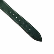  Shop Authentic Gucci Grip Quartz Silver Dial Green Leather Strap Unisex Watch - YA157406 - Luxxuri