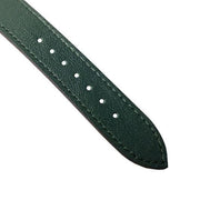  Shop Authentic Gucci Grip Silver Dial Green Leather Strap Unisex Watch - YA157412 - Luxxuri