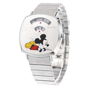  Shop Authentic Gucci Grip x Disney Quartz Silver Dial Silver Steel Strap Unisex Watch - YA157419 - Luxxuri