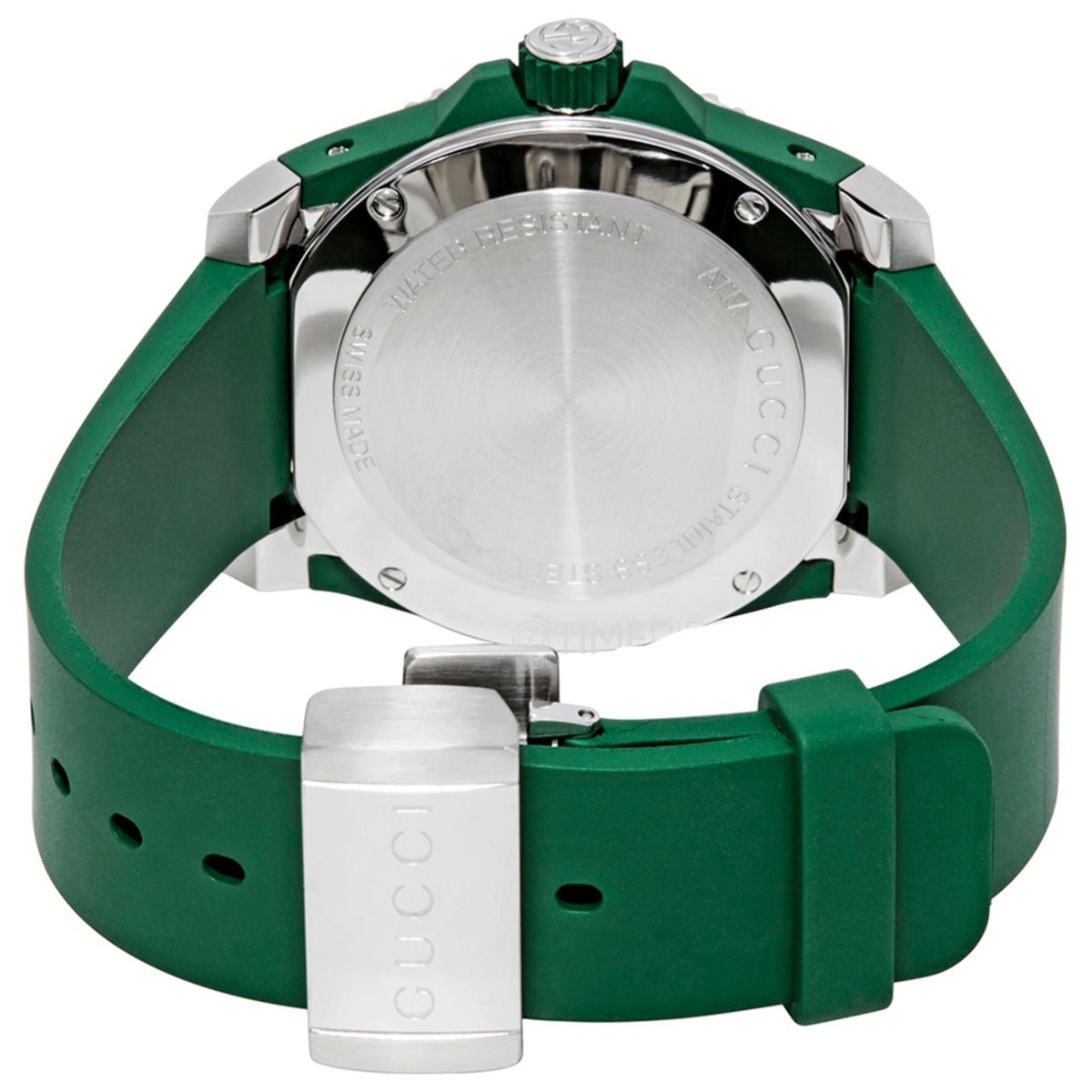  Shop Authentic Gucci Dive Tiger Green Dial Green Rubber Strap Watch For Men - YA136316 - Luxxuri